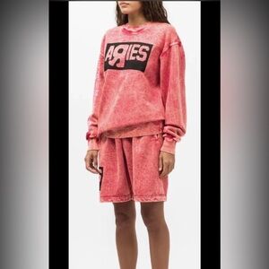 VANS x Vault Aries Sweatshort Maroon Tie Dye Women's Size Small